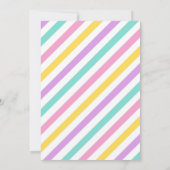 She is a Sweet One Birthday Party Invitation 招待状 (裏面)