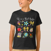 She Is A Third Grader Bible Verses Back To School  Tシャツ (正面)