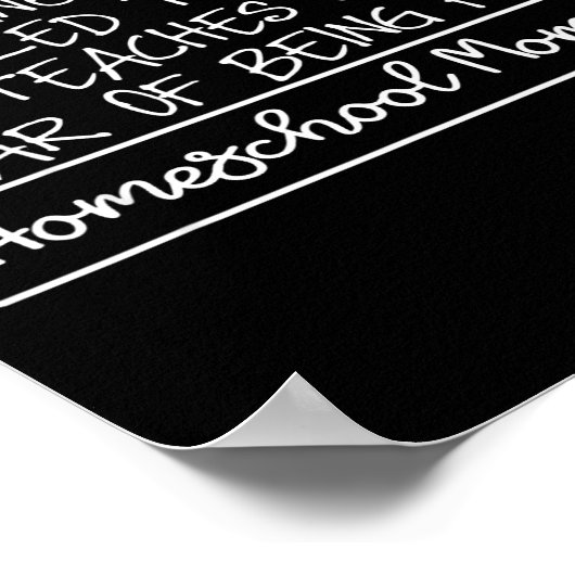 She Is Clothed In Leggings And Oversized Homeschoo ポスター (角)