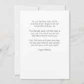 She Is Clothed in Strength and Dignity Birthday (裏面)