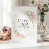 She Is Clothed in Strength & Dignity Thank you カード