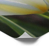 She is clothed - Proverbs 31:25 floral ポスター (角)