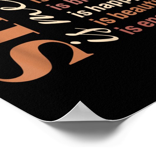 She Is Me Strong Educated Blessed Black History Wo ポスター (角)