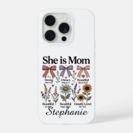 She is Mom | フェイス iPhoneケース iPhone 15 Proケース