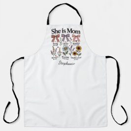 She is Mom | 信仰のエプロン エプロン