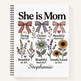 She is Mom | 信仰ジャーナル ノートブック