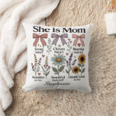 She is Mom | 信仰スローピロー クッション (ブランケット)