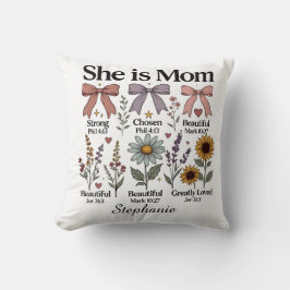 She is Mom | 信仰スローピロー クッション