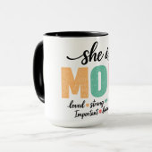 She Is Mom Mug マグカップ (正面左)