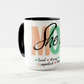 She Is Mom Mug マグカップ (正面左)