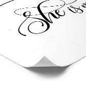 She Is More Precious, Proverbs 3:15, Bible Quote ポスター (角)