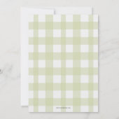 She is off the Market Farmers Market Bridal Shower 招待状 (裏面)