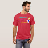 she is organized she is hardworking she is chemist tシャツ (正面フル)