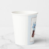 She Is Ready to Pop Blue Soda Pop Baby Shower 紙コップ (右)