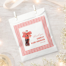 She Is Ready to Pop Red Soda Pop Baby Shower フェイバーバッグ