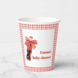 She Is Ready to Pop Red Soda Pop Baby Shower 紙コップ