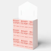 She Is Ready to Pop Retro Red Gingham Thank you フェイバーボックス (オープン)