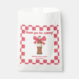 She is Ready to Pop Soda Bottle Baby Shower フェイバーバッグ