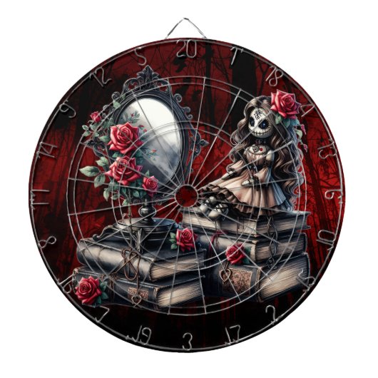 She is watching  ダーツボード (正面)