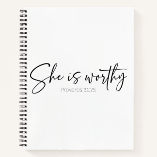 She Is Worthy | 箴言31章 ジャーナル
