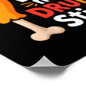 She Likes My Drum Stick Funny Foodie Shirt For Tha ポスター (角)