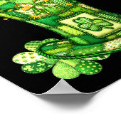 She Likes My Lucky Charm Irish Couple Patricks Day ポスター (角)