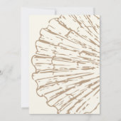 She´ll Be Here Soon Elegant Baby Girl Shower 招待状 (裏面)