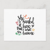 She needed a hero ポストカード (正面)