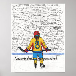 She Persisted (Athlete) 11x14 ポスター