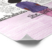 She Persisted (Black) ポスター (角)