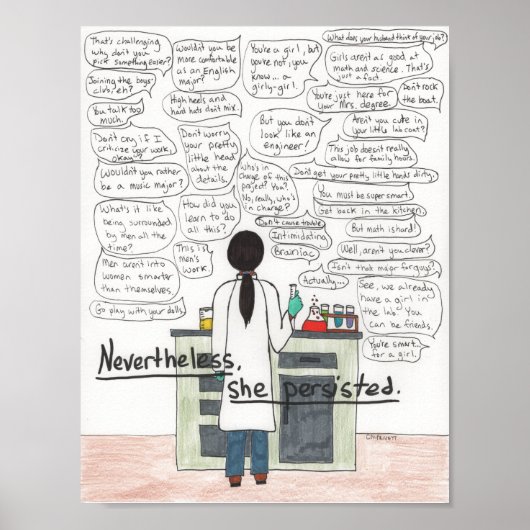 She Persisted (STEM) ポスター (正面)