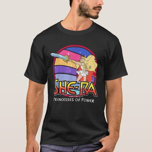 She Ra And The Princess of Power Rainbow  Tシャツ (正面)