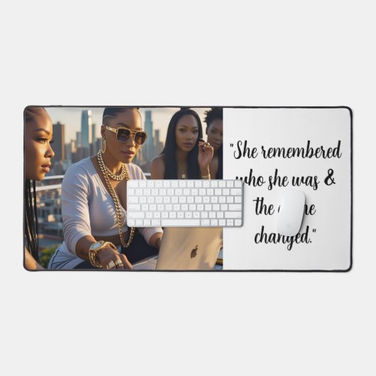 She remembered who she was and the game changed  デスクマット (キーボード&マウス)