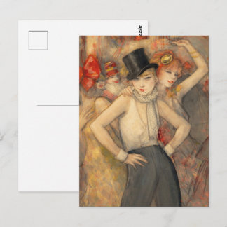 She Represents Art by Jeanne Mammen ポストカード