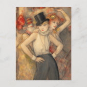 She Represents Art by Jeanne Mammen ポストカード (正面)