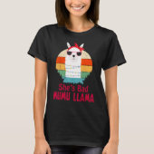 She s A Bad MuMu Llama Cute Mother s Day Tシャツ (正面)