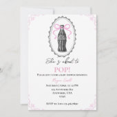 She’s About To POP! 招待状 (正面)