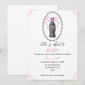 She’s About To POP! 招待状 (正面/裏面)