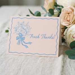 She’s Fresh Off the Market Bridal Shower Thank You サンキューカード