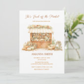 She’s Fresh Off The Market Elegant Autumn Bridal 招待状 (スタンド正面)