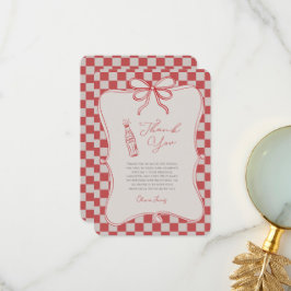 She’s ready to pop baby shower サンキューカード