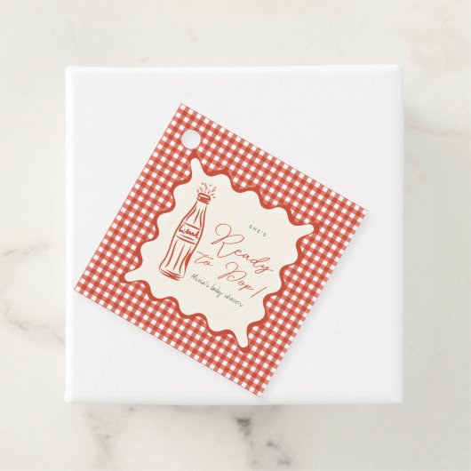 She’s ready to pop baby shower フェイバータグ (インサイチュ)