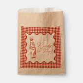 She’s ready to pop baby shower フェイバーバッグ (正面)