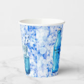 She’s Ready To Pop Blue Boy Baby Shower 紙コップ (左)