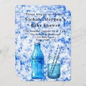 She’s Ready To Pop Boy Baby Shower 招待状 (正面/裏面)