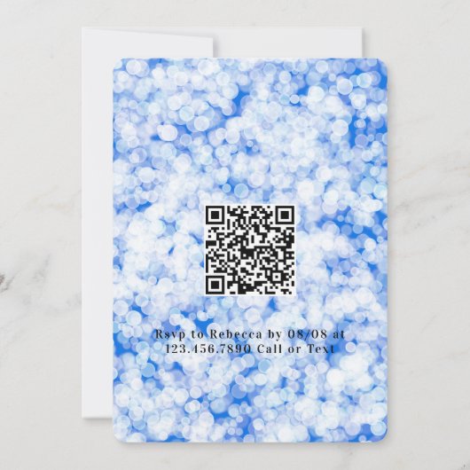 She’s Ready To Pop Boy Baby Shower 招待状 (裏面)