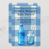 She’s Ready To Pop Boy Baby Shower 招待状 (正面/裏面)