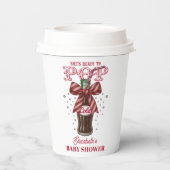 She’s Ready to Pop Cola Bottle Baby Shower 紙コップ (裏面)