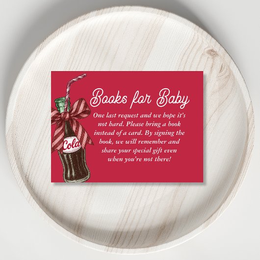 She’s Ready to Pop Cola Bottle Books for Baby エンクロージャーカード