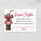 She’s Ready to Pop Cola Bottle Diaper Raffle  エンクロージャーカード (正面)
